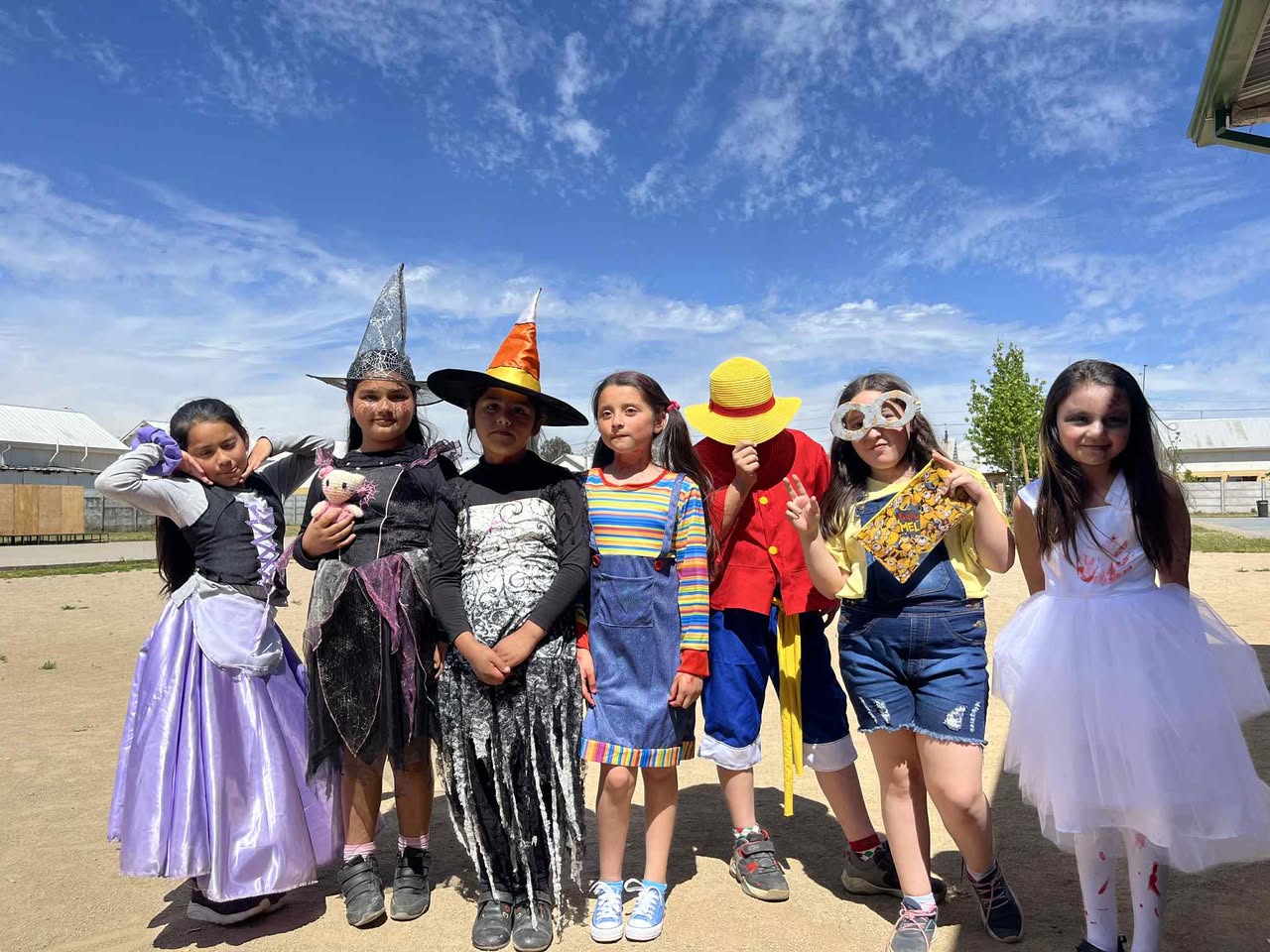 Coloridos disfraces y diversión